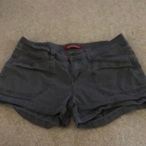Gray jean shorts